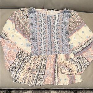 AE Bohemian Patterned Women's Top